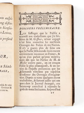 Choix de Poésies allemandes (4 Tomes - Complet). HUBER, Michael ; (Schmidt, Breitenbauch, Schlegel, Wieland, Rost, Kleist, Gessner, Hagedorn, Gellert, ...