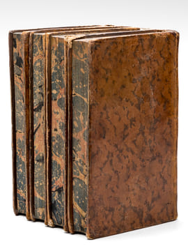 Choix de Poésies allemandes (4 Tomes - Complet). HUBER, Michael ; (Schmidt, Breitenbauch, Schlegel, Wieland, Rost, Kleist, Gessner, Hagedorn, Gellert, ...