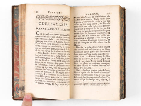Choix de Poésies allemandes (4 Tomes - Complet). HUBER, Michael ; (Schmidt, Breitenbauch, Schlegel, Wieland, Rost, Kleist, Gessner, Hagedorn, Gellert, ...