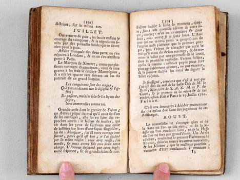 Almanach des Gens d'Esprit, par un homme qui n'est pas sot pour l'année 1763 & le reste de la vie . Par l'Auteur du Colporteur ; CHEVRIER, François ...