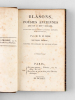 Blasons, Poésies Anciennes des XV et XVImes Siècles, extraites de différens auteurs imprimés et manuscrits, par M. D. M. M*** . M.D.M. M*** ; [ MEON, ...