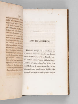 De la Restauration et de la Monarchie Elective ou Réponse à l'interpellation de quelques Journaux sur mon refus de servir le Nouveau Gouvernement [ ...
