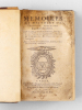 Les Mémoires et Histoire de l'Origine, Invention & autheurs des choses [ Edition originale de la traduction française ]. POLYDORE VERGILE ; ( ...