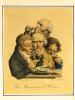 Les Mangeurs d'Huîtres [ Lithographie originale en couleurs ]. BOILLY, Léopold