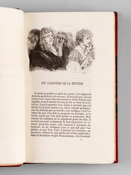 Les Caractères ou Les Moeurs de ce Siècle, suivis du Discours à l'Académie et de la traduction de Théophraste. LA BRUYERE, Jean de