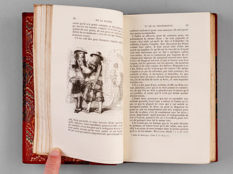 Les Caractères ou Les Moeurs de ce Siècle, suivis du Discours à l'Académie et de la traduction de Théophraste. LA BRUYERE, Jean de