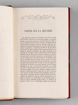 Les Caractères ou Les Moeurs de ce Siècle, suivis du Discours à l'Académie et de la traduction de Théophraste. LA BRUYERE, Jean de