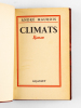 Climats [ Avec un billet autographe signé de l'auteur ]. MAUROIS, André
