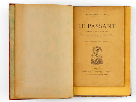 [ Recueil de 5 titres : ] Le Passant. Comédie en un Acte, en Vers [ Suivi de : ] Le Luthier de Crémone. Comédie en un Acte, en Vers [ Suivi de : ] La ...