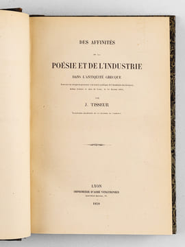 [ Recueil de 12 titres ] Traité des sept Espèces de Verbes de la Langue Française par M. Darles [ Suivi  de : ] Eloge de Socrate. Collège de Vienne. ...