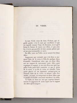 [ Recueil de 12 titres ] Traité des sept Espèces de Verbes de la Langue Française par M. Darles [ Suivi  de : ] Eloge de Socrate. Collège de Vienne. ...