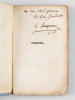 Poésies d'Hippolyte Tampucci  [ Edition en partie originale - Livre dédicacé par l'auteur ] . TAMPUCCI, Hippolyte