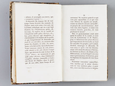 [ Recueil de 5 titres : ] Première lettre de M. l'Abbé Combalot à M.F. de La Mennais en réponse à son livre contre Rome intitulé Affaires de Rome [ ...