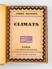 Climats. MAUROIS, André ( DAVID, Hermine)