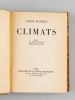 Climats. MAUROIS, André ( DAVID, Hermine)