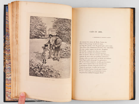 Poésies du Foyer et de l'Ecole. Extraites des Oeuvres de l'auteur avec des pièces inédites. Illustrations de A. Mucha. MANUEL, Eugène ; MUCHA, Alfons ...