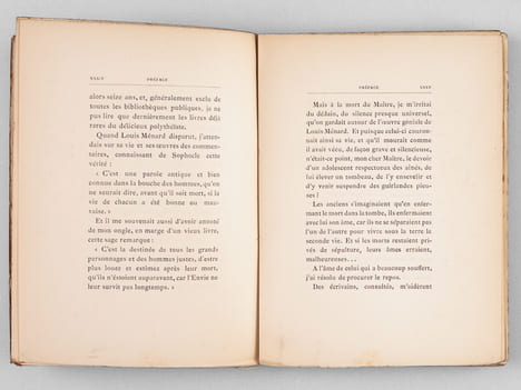 Le Tombeau de Louis Ménard [ Edition originale - Livre dédicacé par l'auteur ] Monument du Souvenir élevé par Mme Juliette Adam, MM. Léon Barracand, ...