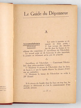 Le Guide du Dépanneur. Conseils aux Automobilistes. MORTIMER-MEGRET