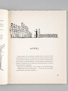 Oflag VI A. Raconté par Marc Blancpain, vu par Morel-Fatio [ Edition originale - Avec un dessin original signé de Morel-Fatio ]