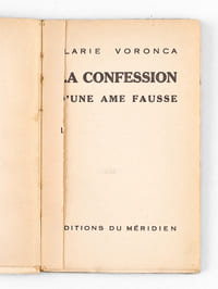 La Confession d'une âme fausse [ Edition originale ]