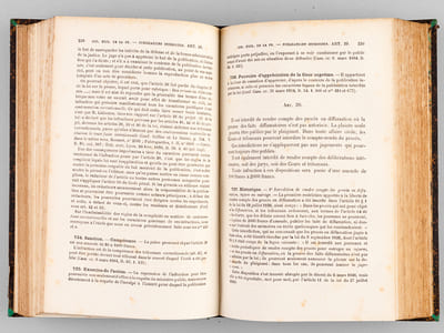 Code expliqué de la Presse. Traité général de la Police de la Presse et des délits de publication (2 Tomes - Complet) [ Edition originale ]