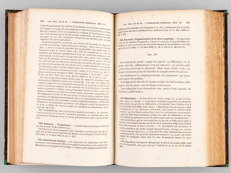 Code expliqué de la Presse. Traité général de la Police de la Presse et des délits de publication (2 Tomes - Complet) [ Edition originale ]. BARBIER, ...