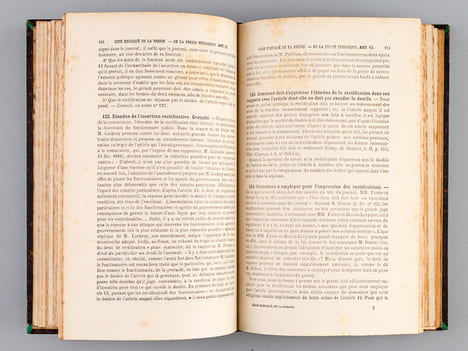 Code expliqué de la Presse. Traité général de la Police de la Presse et des délits de publication (2 Tomes - Complet) [ Edition originale ]. BARBIER, ...