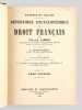 Répertoire encyclopédique du Droit Français (12 Tomes et 2 Volumes de Supplément : Complet). LABORI, Fernand ; SCHAFFHAUSER, E. ; DUPARCQ, Alfred