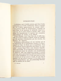 L'idéalisme de Villiers de l'Isle-Adam [ Edition originale ]