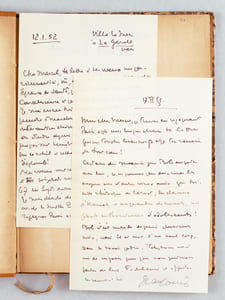 Stances et Elégies 1907 - 1908 [ Edition originale - Livre dédicacé par l'auteur, avec 2 L.A.S. jointes ]