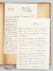 Stances et Elégies 1907 - 1908 [ Edition originale - Livre dédicacé par l'auteur, avec 2 L.A.S. jointes ]. VAUDOYER, Jean-Louis
