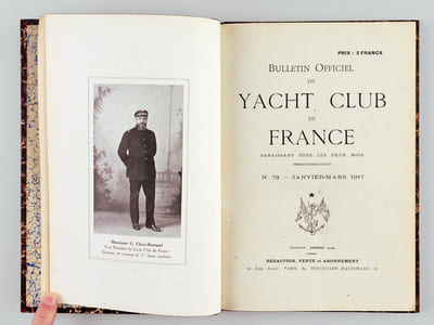 Bulletin Officiel du Yacht Club de France (Année 1917 Complète) N° 79 : Janvier et Mars 1917 ; N° 80 : Mai - Juillet 1917 ; N° 81 : Septembre - Novembre 1917