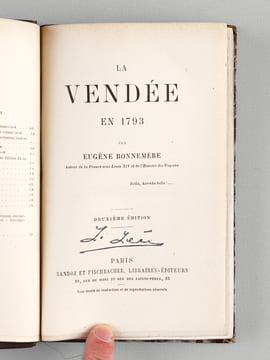 La Vendée en 1793. BONNEMERE, Eugène