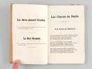 Les Chants du Nadir. Poésies [  Edition originale ]. SIDI KASSEM