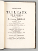 Catalogue de Tableaux et Dessins formant la collection de feu M. Camille Marcille [ Edition originale ] Première Vente Hôtel Drouot les Lundi 6 et ...