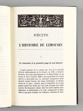 Récits de l'Histoire du Limousin, publiés par la Société Archéologique et Historique de Limoges. Collectif