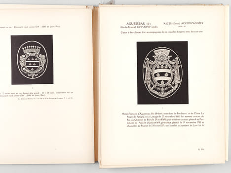 Manuel de l'Amateur de Reliures Armoriées Françaises. Sixième Série (Fasces). Deuxième partie : Planches 564 à 681. OLIVIER, Docteur Eugène ; HERMAL, ...