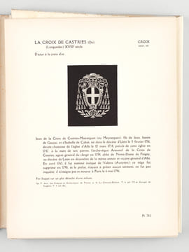 Manuel de l'Amateur de Reliures Armoriées Françaises. Huitième Série (Croix) DeuxièmePartie : Planches 782 à 890. OLIVIER, Docteur Eugène ; HERMAL, ...