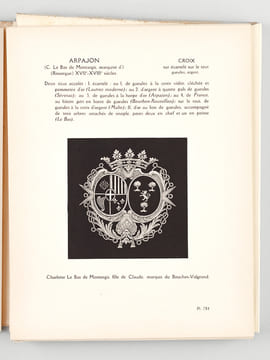 Manuel de l'Amateur de Reliures Armoriées Françaises. Huitième Série (Croix) DeuxièmePartie : Planches 782 à 890. OLIVIER, Docteur Eugène ; HERMAL, ...