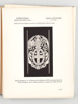 Manuel de l'Amateur de Reliures Armoriées Françaises. Huitième Série (Croix) DeuxièmePartie : Planches 782 à 890. OLIVIER, Docteur Eugène ; HERMAL, ...