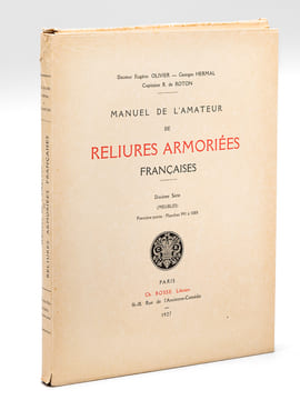 Manuel de l'Amateur de Reliures Armoriées Françaises. Dixième Série (Meubles) Première Partie : Planches 991 à 1088. OLIVIER, Docteur Eugène ; HERMAL, ...