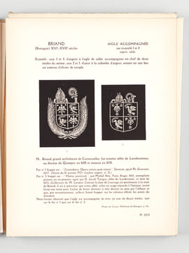 Manuel de l'Amateur de Reliures Armoriées Françaises. Dixième Série (Meubles) Première Partie : Planches 991 à 1088. OLIVIER, Docteur Eugène ; HERMAL, ...