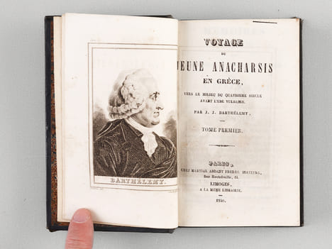 Voyage du Jeune Anacharsis en Grèce, vers le milieu du Quatrième siècle avant l'ère vulgaire (7 Tomes - Complet). BARTHELEMY, J. J.