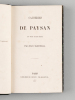 Causeries de Paysan, en vers et en prose [ Edition originale ]. MARTINELLI, Jules