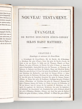 Le Nouveau Testament de Notre-Seigneur Jésus-Christ. . Collectif