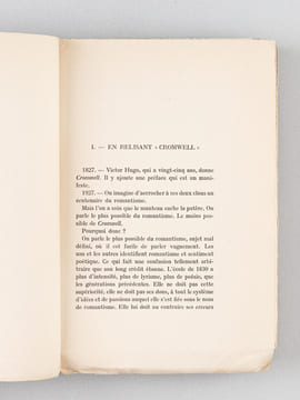 Instances. Pour les Centenaires du Romantisme [ Edition originale ] Hugo, Mérimée, Stendhal, Vigny, Musset - Les décisions du goût - Le classicisme ...