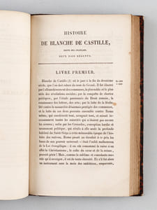 Histoire de Blanche de Castille, Reine des Français, deux fois régente (2 Tomes - Complet) [ Edition originale ]
