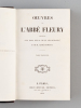 Oeuvres de l'Abbé Fleury (2 Tomes - Complet) Précédées d'un Essai sur sa vie et ses ouvrages [ Contient : ] Traité du Choix et de la Méthode des ...