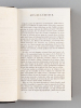 Oeuvres de l'Abbé Fleury (2 Tomes - Complet) Précédées d'un Essai sur sa vie et ses ouvrages [ Contient : ] Traité du Choix et de la Méthode des ...
