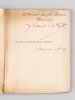 Olivier Calemard de la Fayette [ Edition originale - Livre dédicacé par l'auteur ] [On joint : ] Extrait du Mercure de France 1er septembre 1907 avec ...